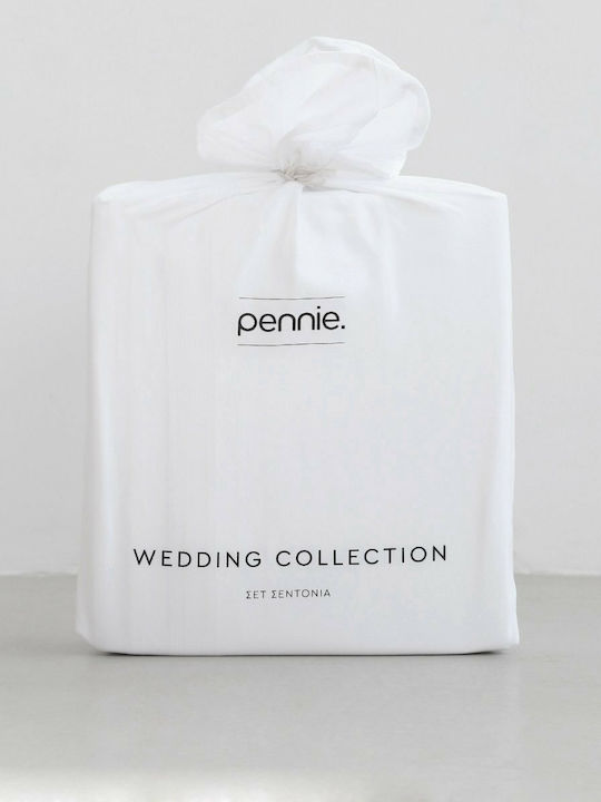 Pennie Pennie Georgette Super Bridal Sheets Set Extra Large 4 Pieces 240x260 cm