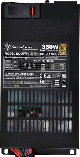 Silverstone FX350-G 350W Black Computer Power Supply Full Wired 80 Plus Gold