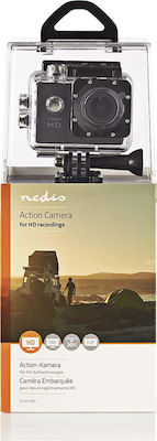 Nedis ACAM10BK Action Camera HD (720p) Υποβρύχια Μαύρη με Οθόνη 2"