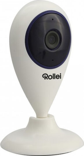 Rollei Security Camera Mini White IP Камера за наблюдение Wi-Fi HD 720P с Двупосочна Комуникация