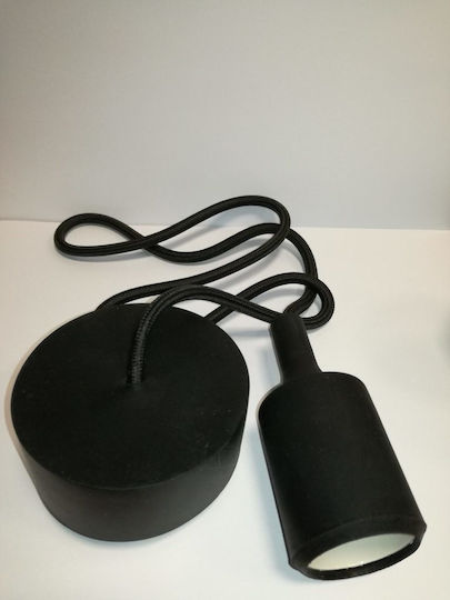 Fos me Hängelampe Schwarz mit Fassung E27 100cm.