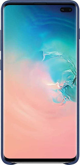 Samsung Задна корица Кожа Тъмносиня (Галакси С10+)