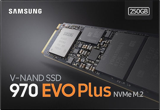 Samsung 970 Evo Plus SSD 250GB M.2 NVMe PCI Express 3.0 MZ-V7S250BW