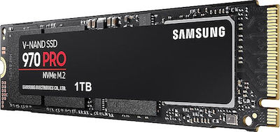 Samsung 970 Pro SSD 1TB τύπου M.2 με σύνδεση PCI Express 3.0 MZ-V7P1T0BW