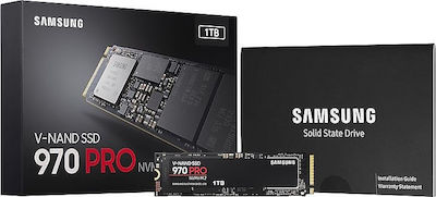 Samsung 970 Pro SSD 1TB τύπου M.2 με σύνδεση PCI Express 3.0 MZ-V7P1T0BW