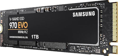 Samsung 970 Evo SSD 1TB τύπου M.2 με σύνδεση PCI Express 3.0 MZ-V7E1T0BW