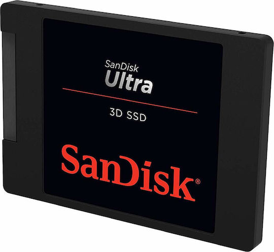Sandisk Ultra 3D SSD 500GB τύπου 2.5'' με σύνδεση SATA III SDSSDH3-500G-G25