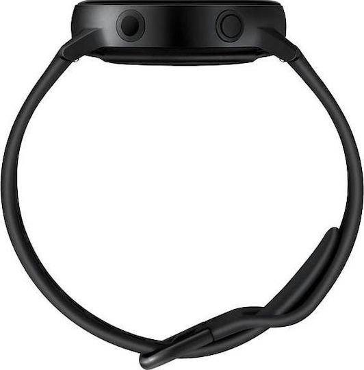 Samsung Galaxy Watch Active Aluminium 40mm με Παλμογράφο (Μαύρο)