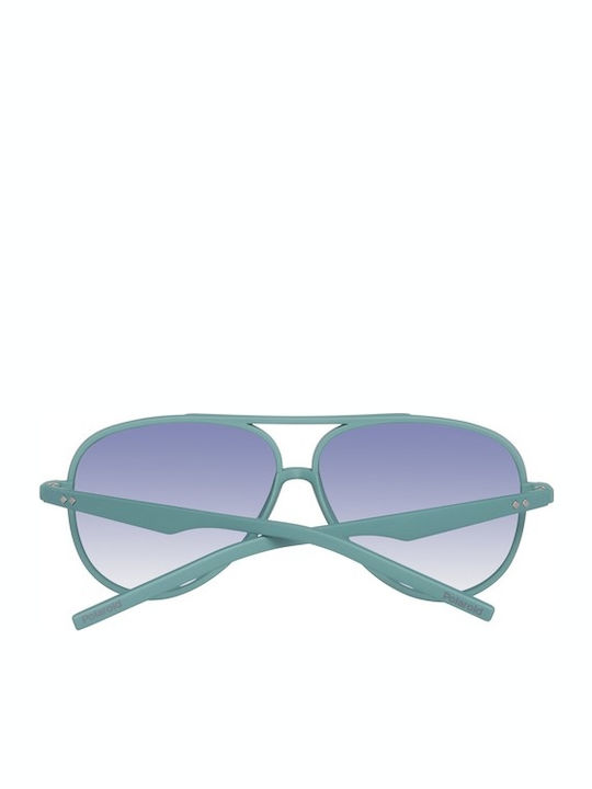 Polaroid Men's Sunglasses With Turquoise Frame And Grey Gradient Polarized Lens PLD6017/S VWA/WJ