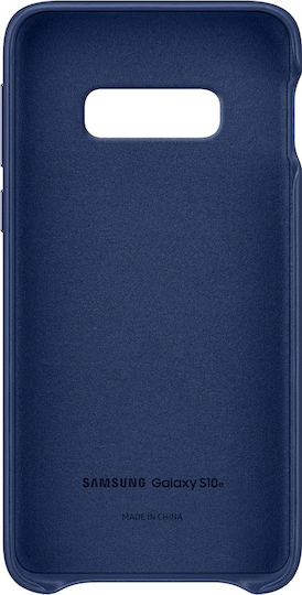 Samsung Leather Cover Back Cover Δερμάτινο Navy Μπλε (Galaxy S10e)