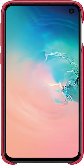 Samsung Leather Cover Back Cover Leather Red (Galaxy S10e)