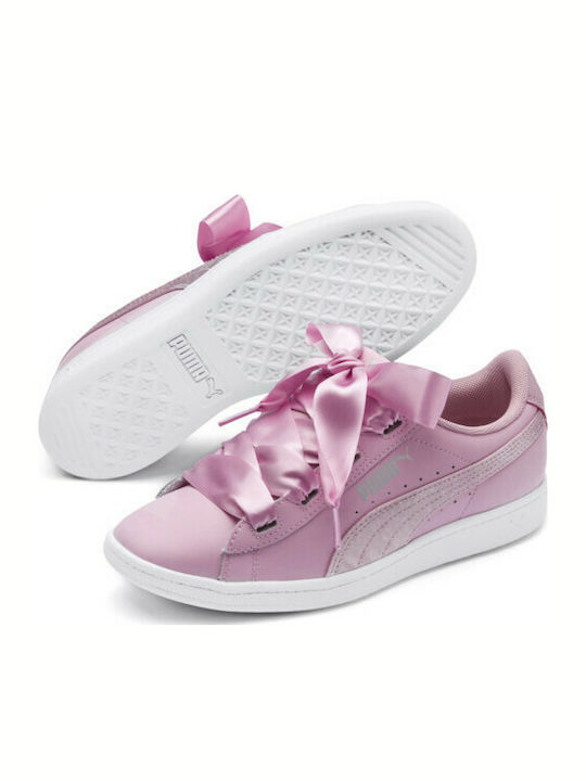 Puma Παιδικό Sneaker Vikky Ribbon Ροζ