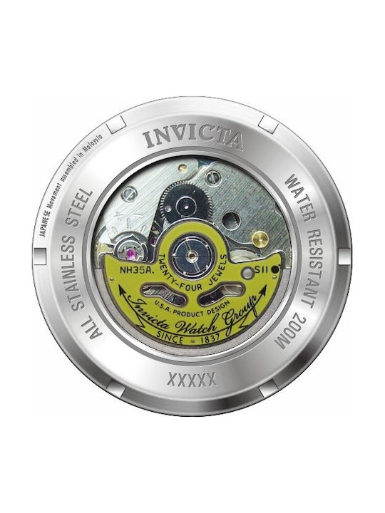 Invicta Pro Diver Мъжки Часовник 42мм Автоматичен със Сребристо Стоманено Гривна