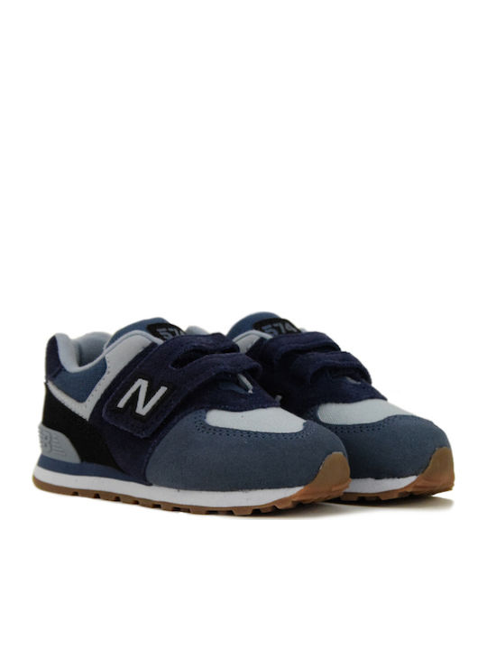 New Balance Παιδικά Sneakers Trainers με Σκρατς για Αγόρι Navy Μπλε