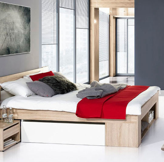 Schlafzimmer Set Rico mit Lattenrost 160x200cm 3Stück