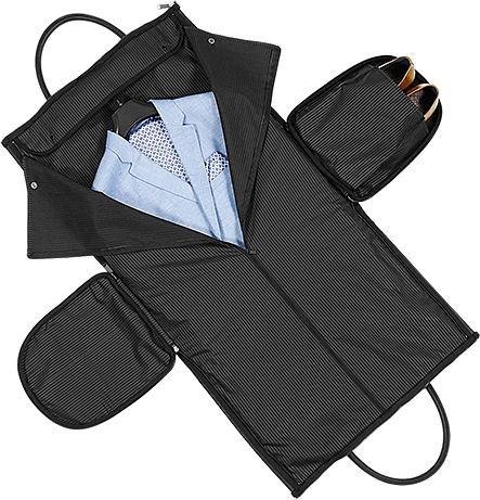 Quadra QD880 NuHide Garment Weekender Σακ Βουαγιάζ 37lt Μαύρο Μ54xΠ26xΥ31εκ.