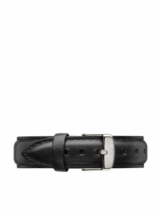 Daniel Wellington Classic Sheffield Ceas de Damă cu Negru Curea din Piele