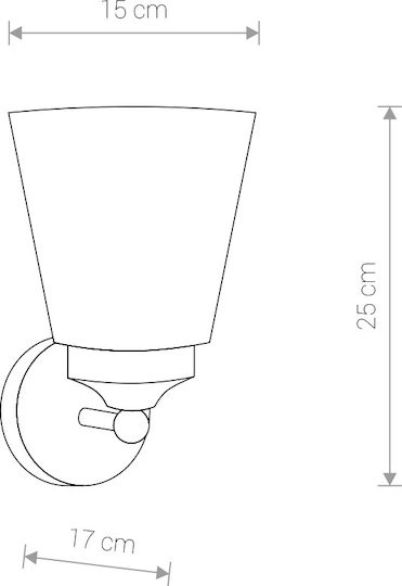 Nowodvorski Bali Lamp Bathroom Transparent 25cm