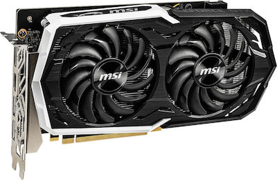MSI GeForce GTX 1660 Ti 6GB GDDR6 Armor OC Κάρτα Γραφικών PCI-E x16 3.0 με HDMI και 3 DisplayPort