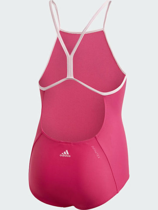 adidas Lineage Kids Swimwear One-Piece Fuchsia