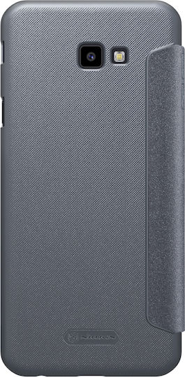 Nillkin Sparkle Buchen Sie Synthetisches Leder Schwarz (Galaxy J4+)