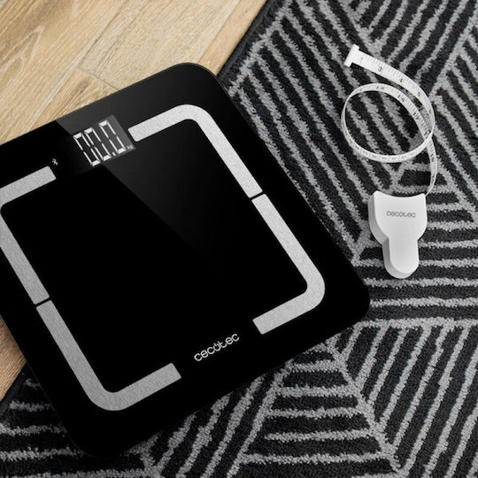 Cecotec Surface Precision 9500 Smart Healthy Умна Кантар С анализ на мазнини в Черен цвят