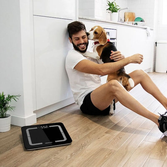 Cecotec Surface Precision 9500 Smart Healthy Умна Кантар С анализ на мазнини в Черен цвят