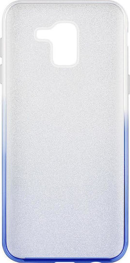 Wozinsky Glitter Back Cover Πλαστικό Μπλε (Galaxy J6)