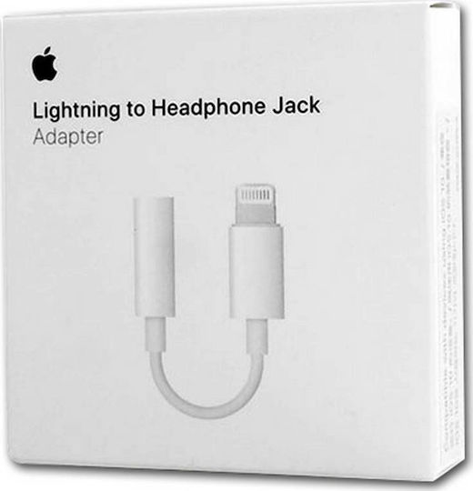 Apple Converter Lightning male to 3.5mm female White 1pcs MMX62AM/A