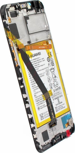 Huawei Screen with Touch Mechanism and Frame for Huawei Y6 2018 (Black)