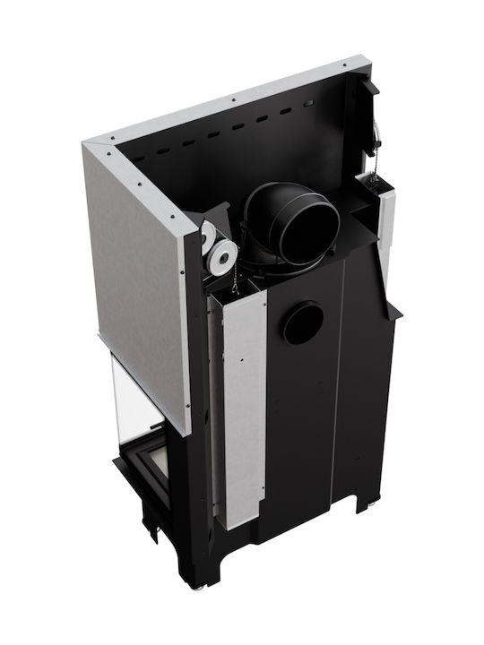 Kratki VNP 810 410 Енергийна вмъкната касета Дърво 14кВт Десен ъгъл с плъзгаща се врата