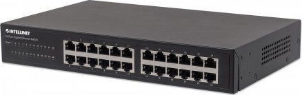 Intellinet 561273 Unmanaged L2 PoE Switch με 24 Θύρες Gigabit (1Gbps) Ethernet