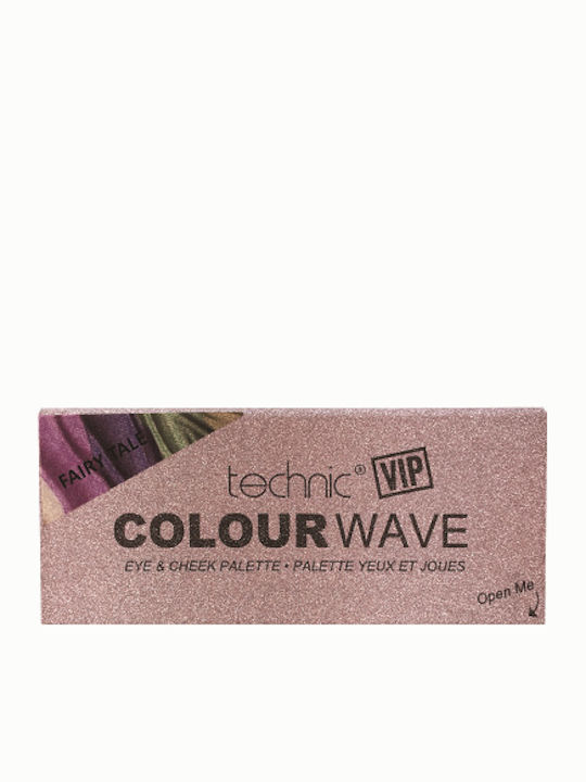 Technic VIP Colour Wave Палитра за грим за лице и очи Fairytale 18.5гр Technic VIP Colour Wave Палитра за грим за лице и очи Fairytale 18.5гр