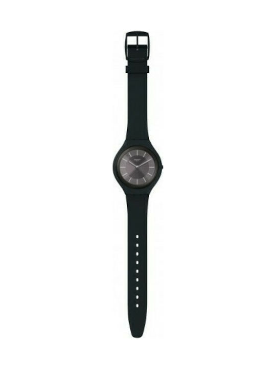 Swatch Skincharbon Watch with Battery Mechanism