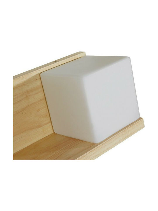 GloboStar Moderne Wandleuchte mit E27 Lampenbirnensockel Weiß 30x15x15cm