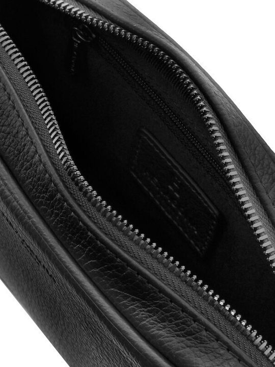 Leather Waist Bag Black