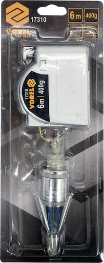 Vorel Builders Plumb Bob with Thread 0.4kg 17310