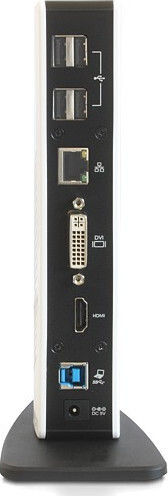 DeLock USB-A Docking Station με HDMI Ethernet Λευκό (87568)