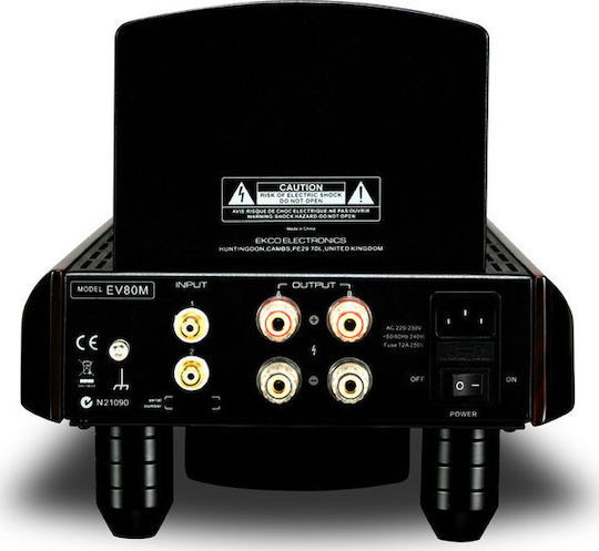Ekco EV80M Λαμπάτος Τελικός Ενισχυτής Hi-Fi Mono Μαύρος