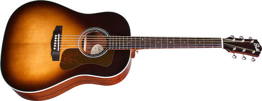 Guild Полуакустичен Акустична китара DS240 Memoir Westerly Sunburst