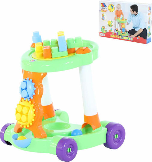 Polesie Baby Walker για 12+ μηνών Πράσινη