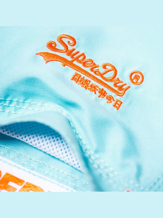Water Polo Men's Swimwear Shorts Light Blue with Patterns