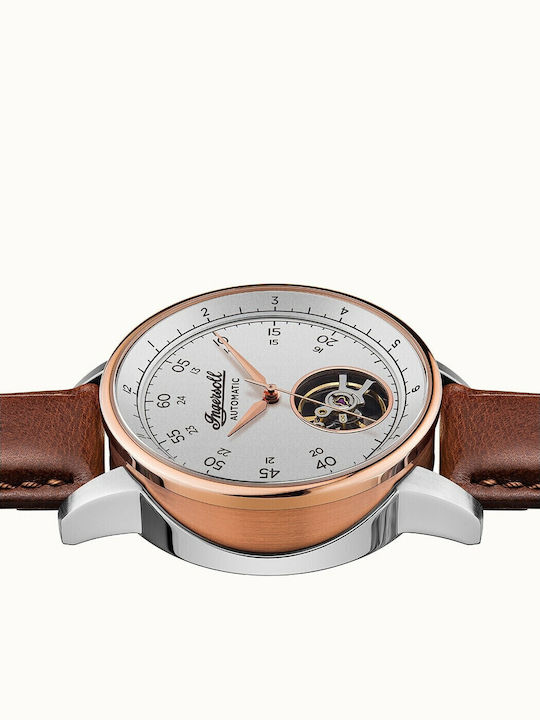 Ingersoll The Miles Automatic Men's Watch 42mm Automatic with Brown Leather Strap