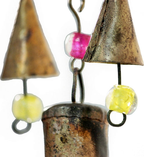 Synchronia Melodie Decorativă Lucrată Manual Neagră Din Metal 41x41cm