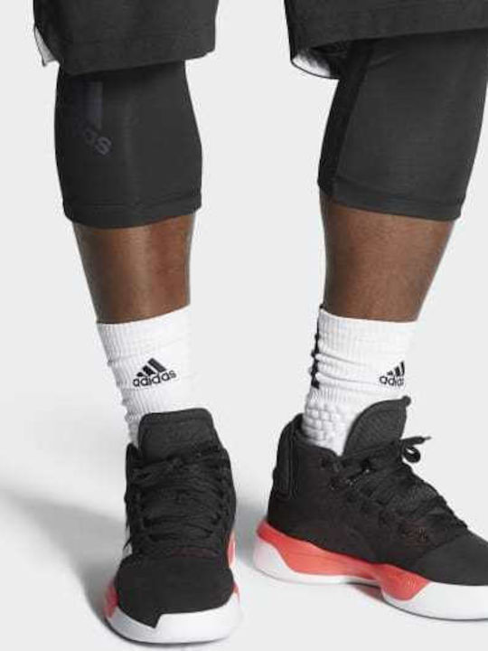 Pro Adversary 2019 High Basketball Shoes Core Black / Cloud White / Shock Red