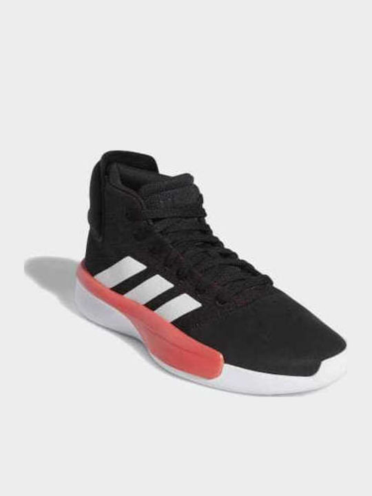 Pro Adversary 2019 High Basketball Shoes Core Black / Cloud White / Shock Red