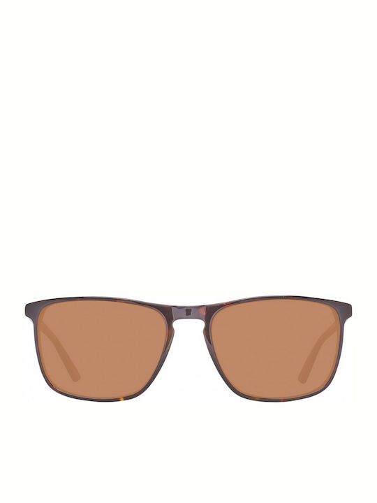 Helly Hansen Men's Sunglasses with Brown Plastic Frame and Brown Polarized Lens HH5004 C01