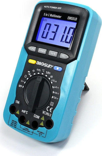 All-Sun EM5510 Digital Multimeter with AC / DC / Resistance / Capacitance / Temperature Measurement