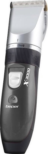 Beper Rechargeable Silver Hair Clipper 40.300
