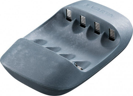 Varta Eco Charger USB 4 Baterii Ni-MH Dimensiune AA/AAA în culoarea Gri